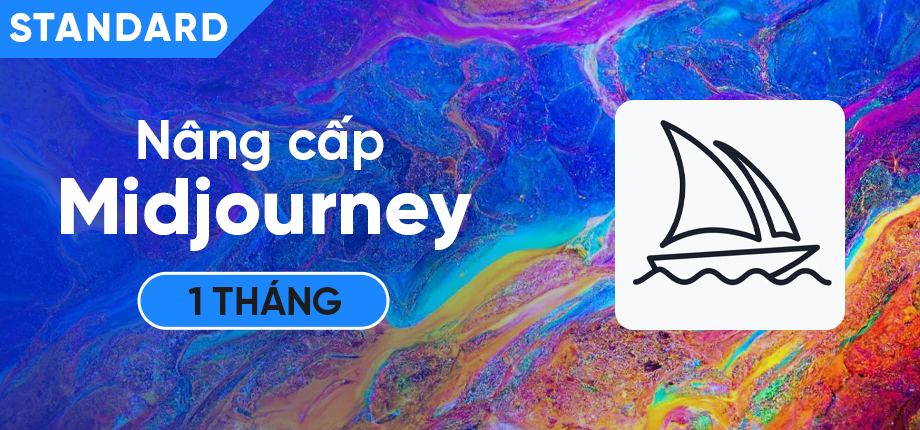 Nâng cấp Midjourney Standard 30$ (1 tháng)
